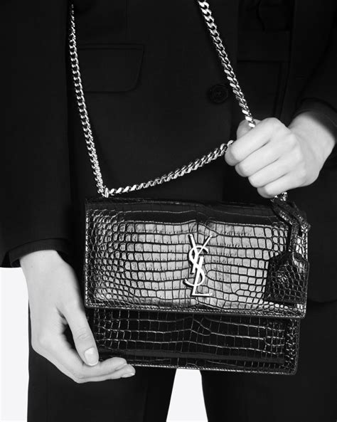 sunset ysl bag|ysl sunset bag crocodile.